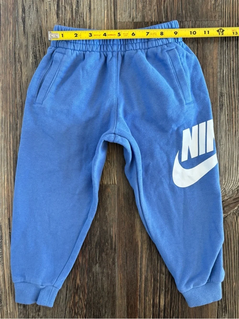Nike Club Fleece Joggers Kids Size 4 (XS) Light Blue White Futura Logo Sporty